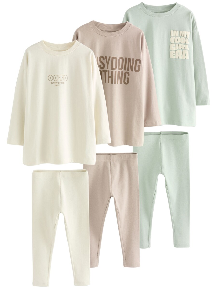 Пижама Next, Camel/Mint/Wool White
Пижама Next, Camel/Mint/Wool White