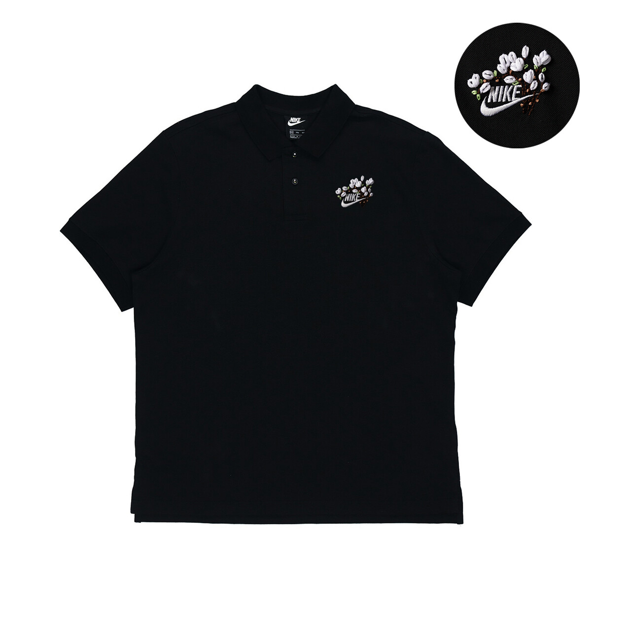 Рубашка поло унисекс черная Nike, черный
Рубашка поло унисекс черная Nike, черный