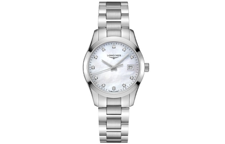 LONGINES Часы Women's Conquest Classic Collection Watch, Silver Dial
LONGINES Часы Women's Conquest Classic Collection Watch, Silver Dial