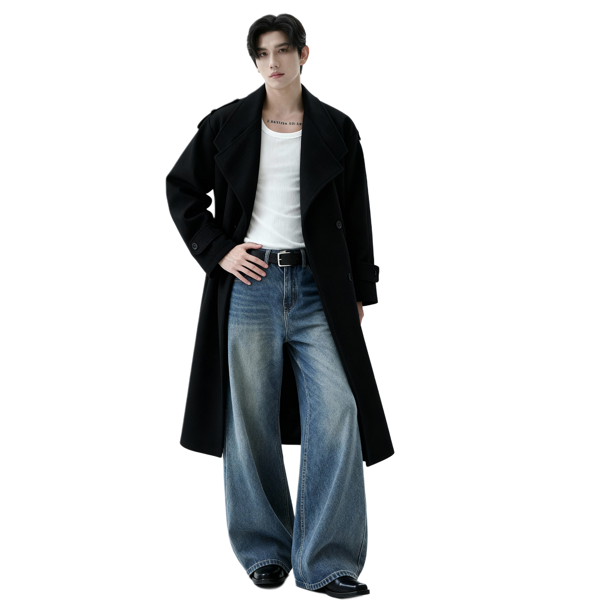 Пальто Unisex Stand Collar Moderate Straight Fit X1617, черный coat
Пальто Unisex Stand Collar Moderate Straight Fit X1617, черный coat