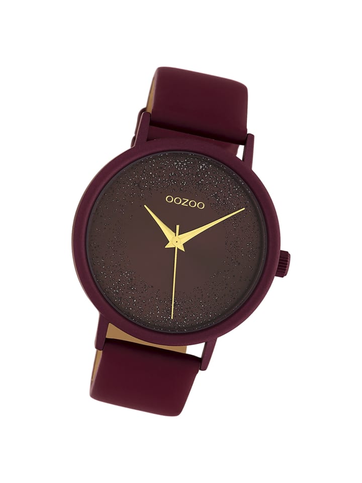 Аналоговые наручные часы Oozoo Timepieces, бордово-красные, большие (примерно 40 мм)
Аналоговые наручные часы Oozoo Timepieces, бордово-красные, большие (примерно 40 мм)