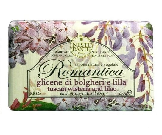 Туалетное мыло Nesti Dante, Romantica, Glicynia & Lilia, 250 г
Туалетное мыло Nesti Dante, Romantica, Glicynia & Lilia, 250 г