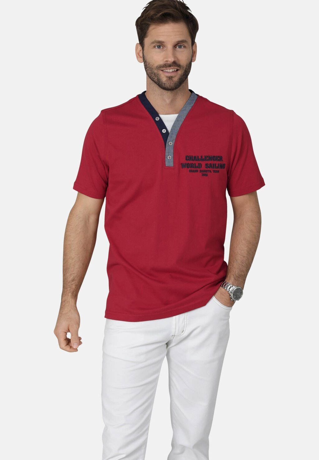 Футболка с принтом ROMOLINO Babista, красный
Футболка с принтом ROMOLINO Babista, красный