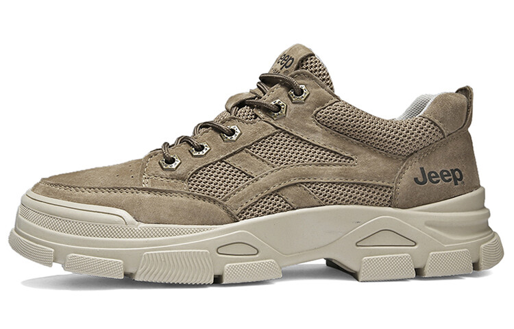 Кроссовки мужские с низким верхом цвета хаки Jeep 
Кроссовки мужские с низким верхом цвета хаки Jeep