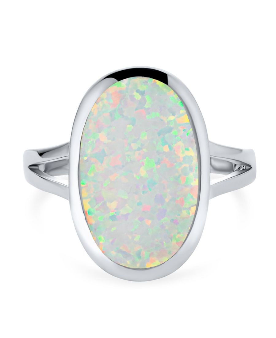 Кольцо в стиле бохо с крупным овальным раздвоенным ободком и переливающимся белым искусственным опалом Изготовлено из серебра 925 пробы с родиевым покрытием Bling Jewelry, Silver
Кольцо в стиле бохо с крупным овальным раздвоенным ободком и переливающимся белым искусственным опалом Изготовлено из серебра 925 пробы с родиевым покрытием Bling Jewelry, Silver