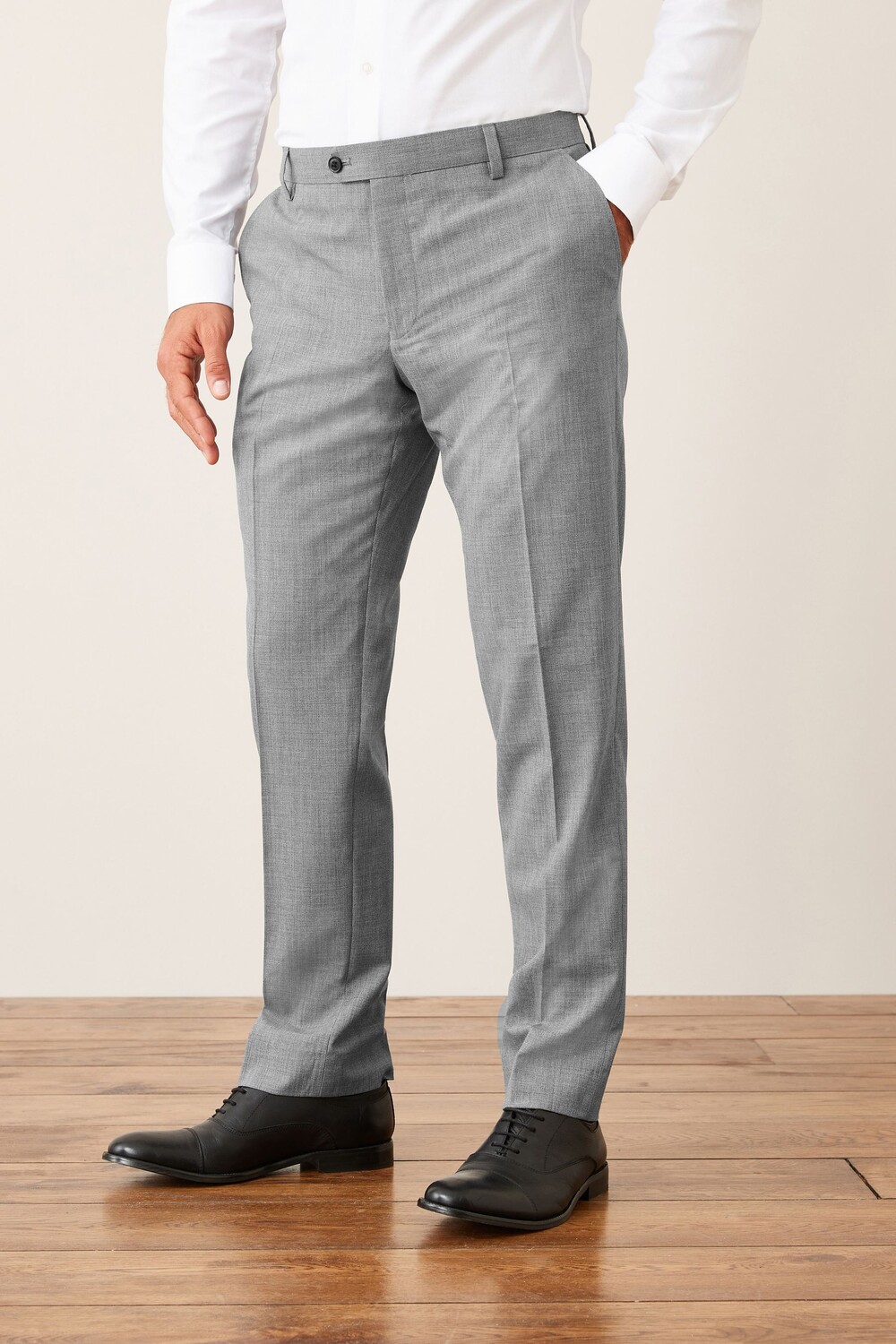 Фактурные костюмные брюки из смесовой шерсти Next, серый
Фактурные костюмные брюки из смесовой шерсти Next, серый