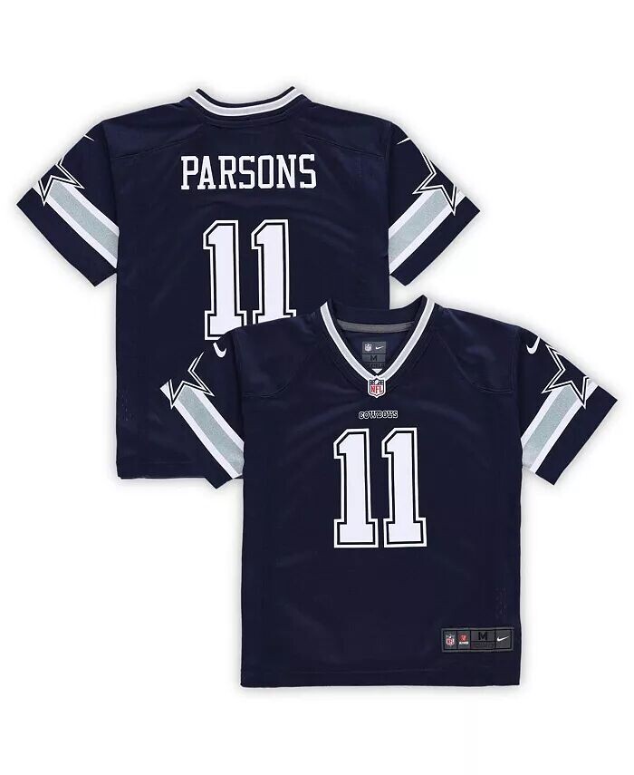 Джерси Micah Parsons Navy Dallas Cowboys Game для мальчиков и девочек дошкольного возраста Nike
Джерси Micah Parsons Navy Dallas Cowboys Game для мальчиков и девочек дошкольного возраста Nike