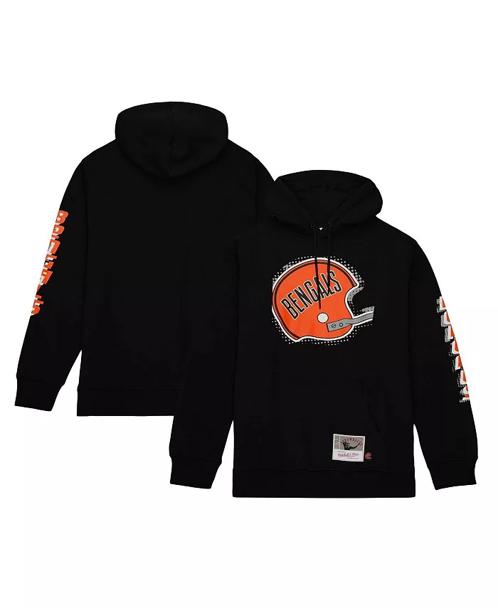 Мужская черная толстовка с капюшоном Cincinnati Bengals Gridiron Classics Big Face 7.0 Mitchell & Ness
Мужская черная толстовка с капюшоном Cincinnati Bengals Gridiron Classics Big Face 7.0 Mitchell & Ness