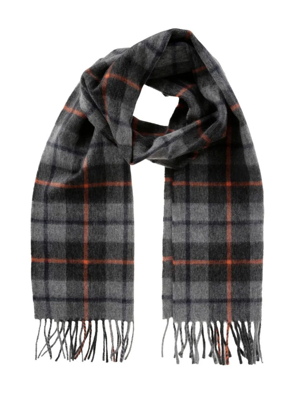 Шерстяной шарф в клетку Begg X Co, серый
Шерстяной шарф в клетку Begg X Co, серый