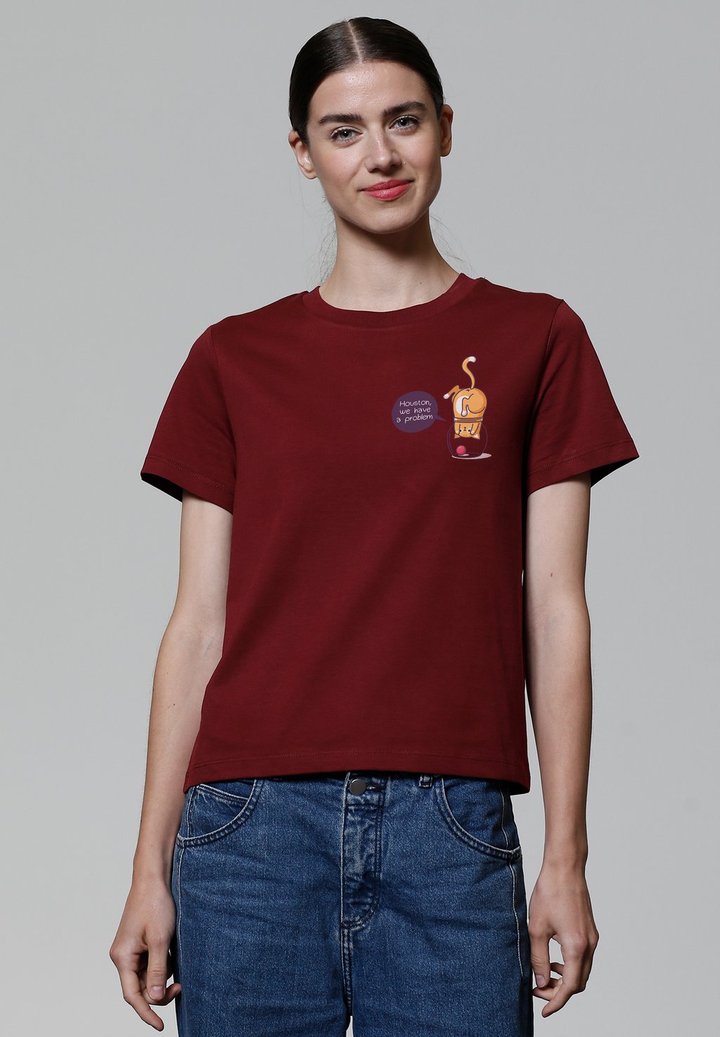 Футболка с принтом FUNNY CAT watapparel, темно-красный
Футболка с принтом FUNNY CAT watapparel, темно-красный