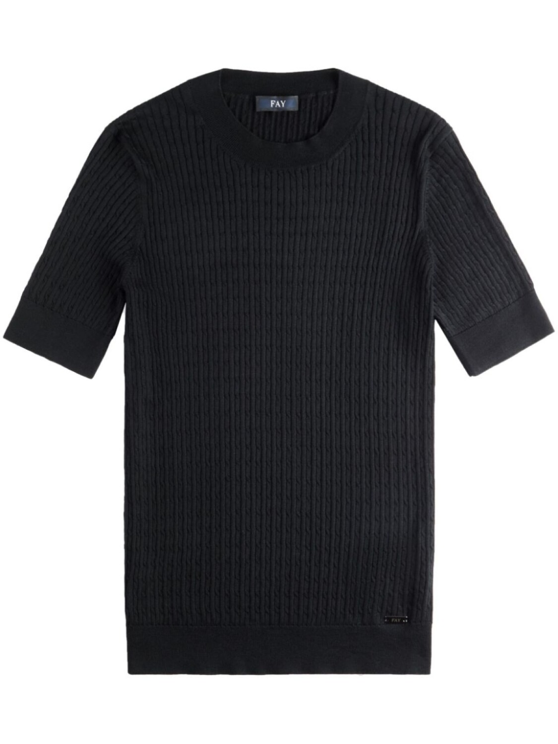 Fay футболка фактурной вязки, черный
Fay футболка фактурной вязки, черный