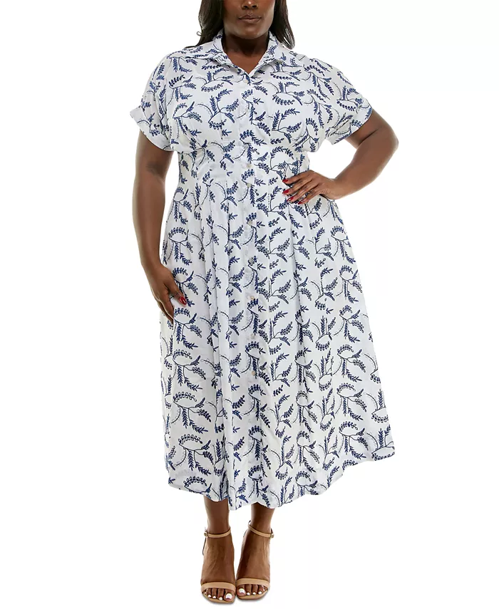 Платье с цветочной вышивкой на пуговицах Plus Size Taylor, мультиколор
Платье с цветочной вышивкой на пуговицах Plus Size Taylor, мультиколор