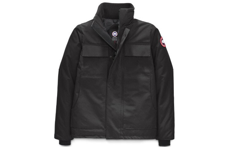 Мужской пуховик Canada Goose, черный 
Мужской пуховик Canada Goose, черный