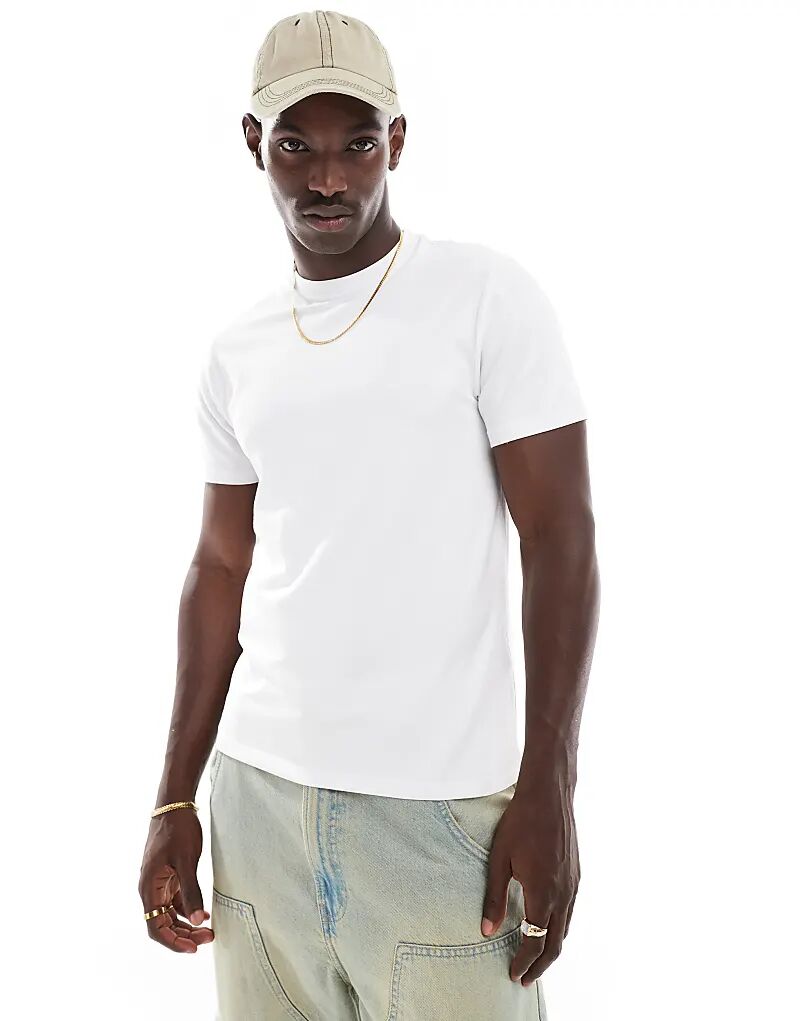 Роскошная футболка обычного кроя с коротким рукавом белого цвета Hera
Роскошная футболка обычного кроя с коротким рукавом белого цвета Hera