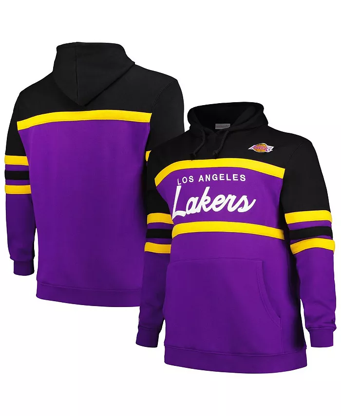 Мужская черно-фиолетовая толстовка с капюшоном Los Angeles Lakers Big Tall Hardwood Classics Head Coach Mitchell & Ness
Мужская черно-фиолетовая толстовка с капюшоном Los Angeles Lakers Big Tall Hardwood Classics Head Coach Mitchell & Ness