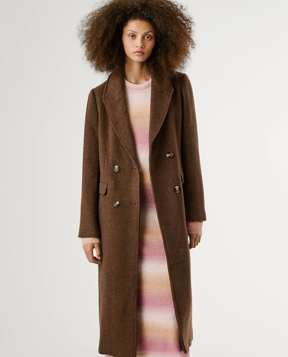 Женское пальто из ткани с перекрещивающейся застежкой Pepe Jeans, темно-коричневый
Женское пальто из ткани с перекрещивающейся застежкой Pepe Jeans, темно-коричневый