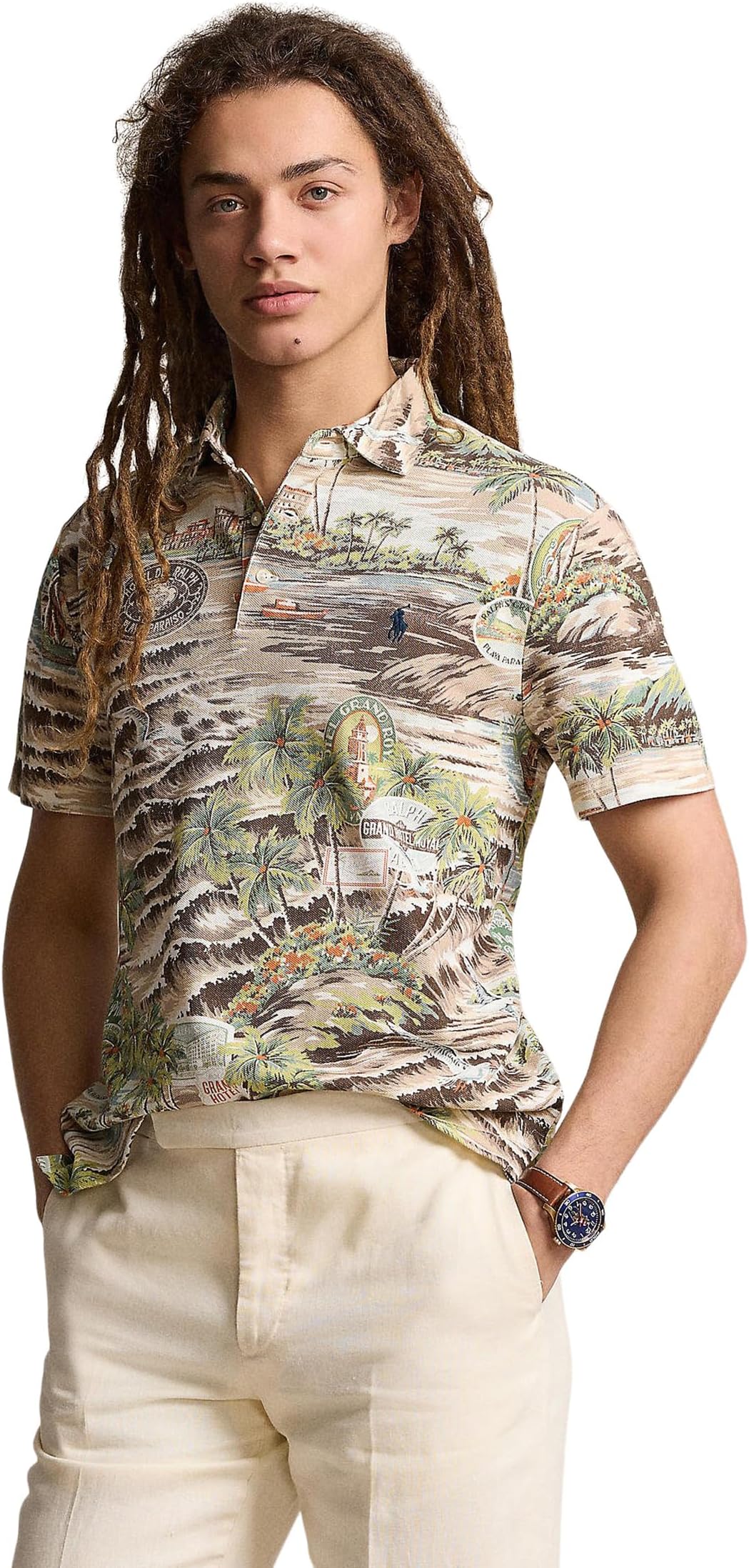 Футболка Polo Ralph Lauren Classic Fit Beach-Print Mesh Polo Shirt, цвет Playa De Havana
Футболка Polo Ralph Lauren Classic Fit Beach-Print Mesh Polo Shirt, цвет Playa De Havana
