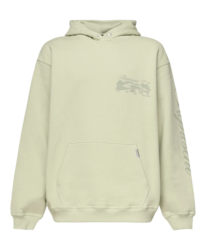 Хлопковый свитер с принтом на рукавах Represent, зеленый
Хлопковый свитер с принтом на рукавах Represent, зеленый