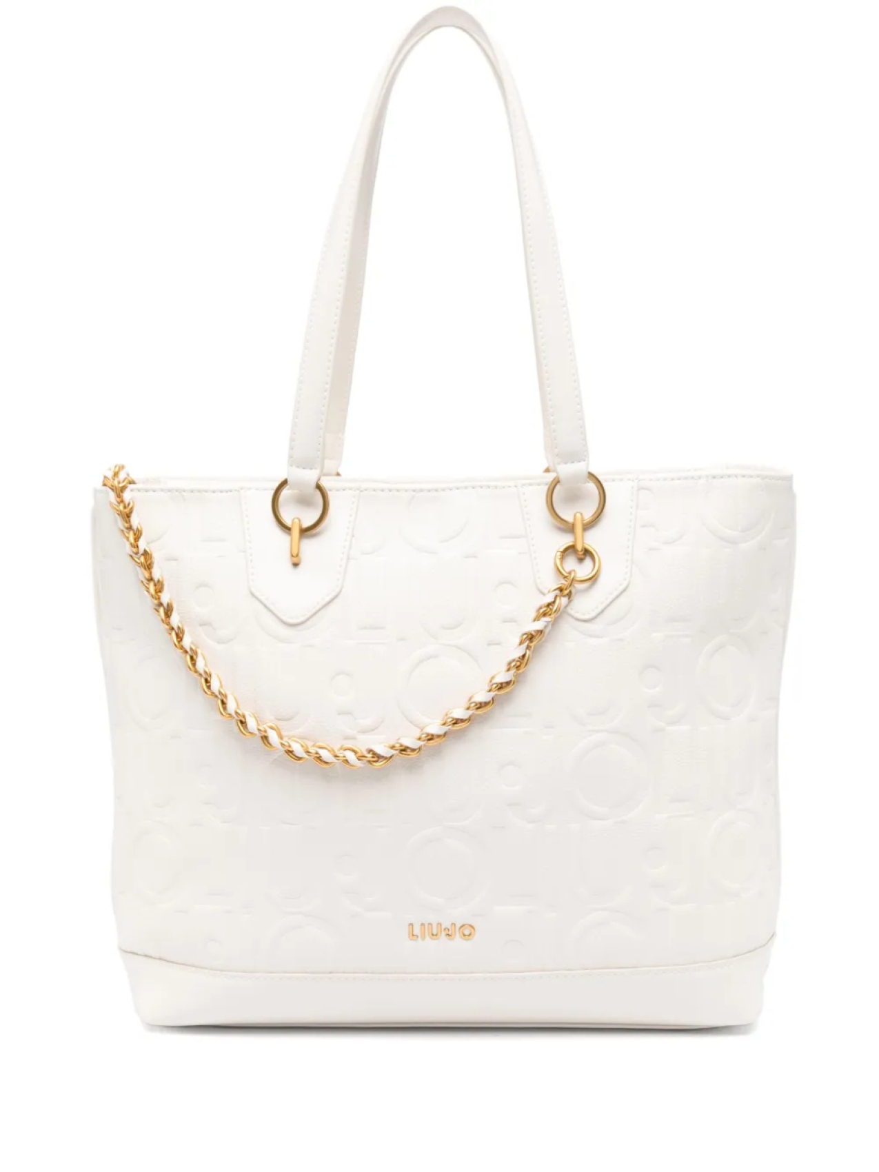 Сумка-тоут среднего размера с монограммой LIU JO, белый
Сумка-тоут среднего размера с монограммой LIU JO, белый