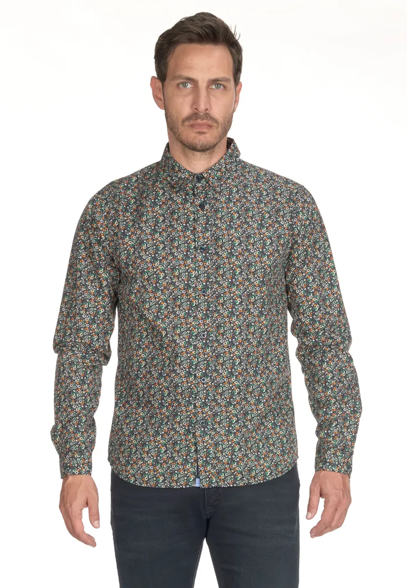 Рубашка Le Temps Des Cerises с длинными рукавами "ДРОМ" с великолепным цветочным принтом, зеленый
Рубашка Le Temps Des Cerises с длинными рукавами "ДРОМ" с великолепным цветочным принтом, зеленый