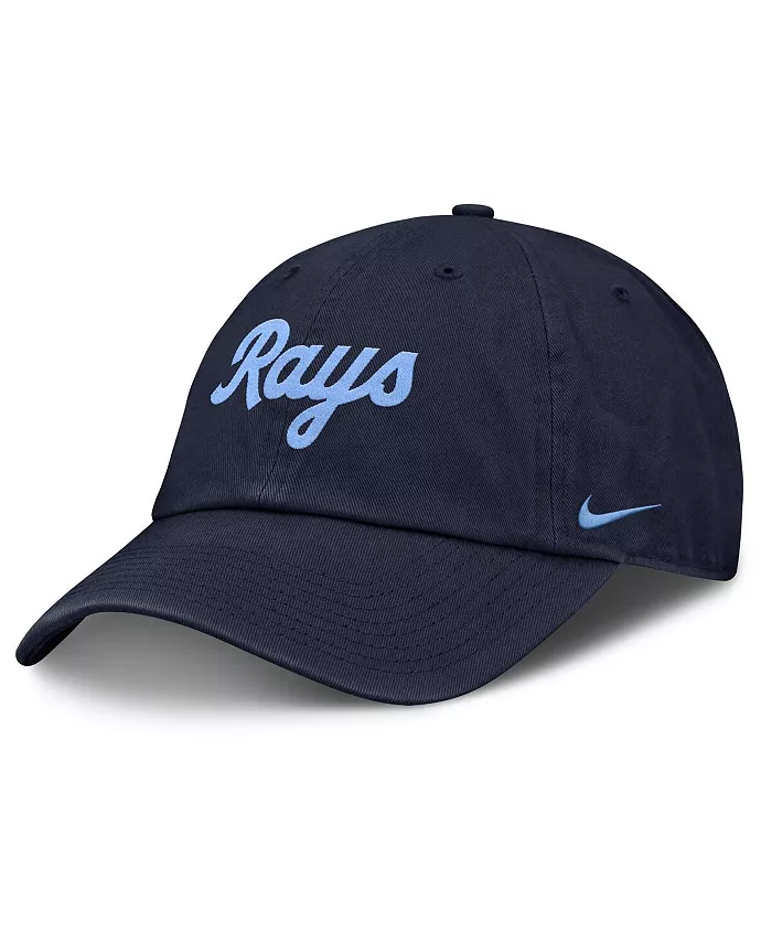 Женская регулируемая кепка Tampa Bay Rays Club в синем цвете Nike
Женская регулируемая кепка Tampa Bay Rays Club в синем цвете Nike