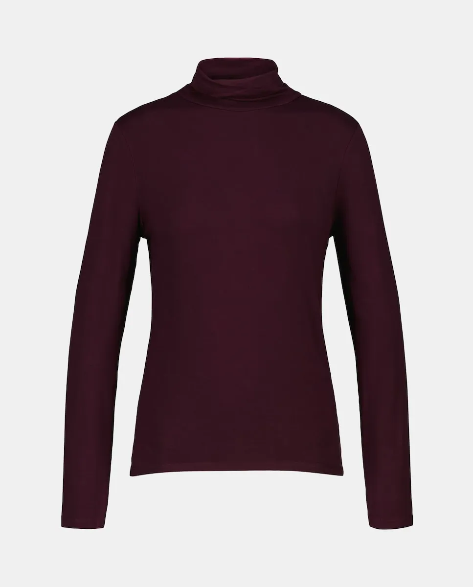 Женская футболка с длинным рукавом и воротником-стойкой Easy Wear, бордовый
Женская футболка с длинным рукавом и воротником-стойкой Easy Wear, бордовый