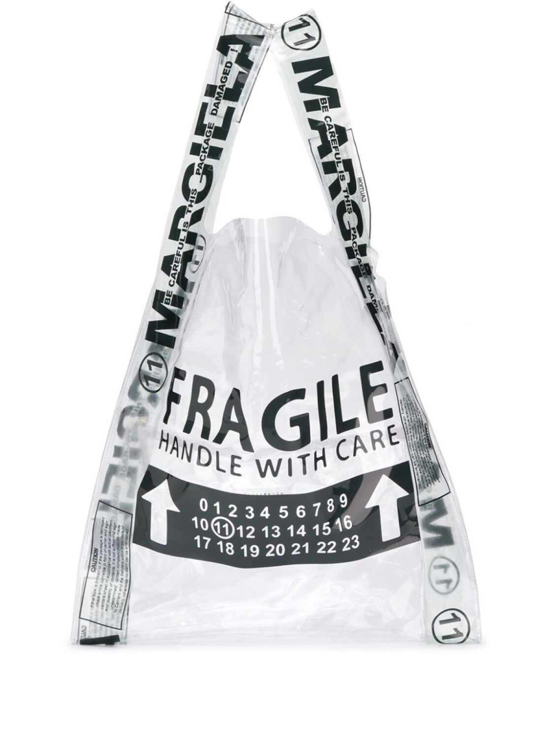 Maison Margiela сумка-шопер Fragile, черный 
Maison Margiela сумка-шопер Fragile, черный