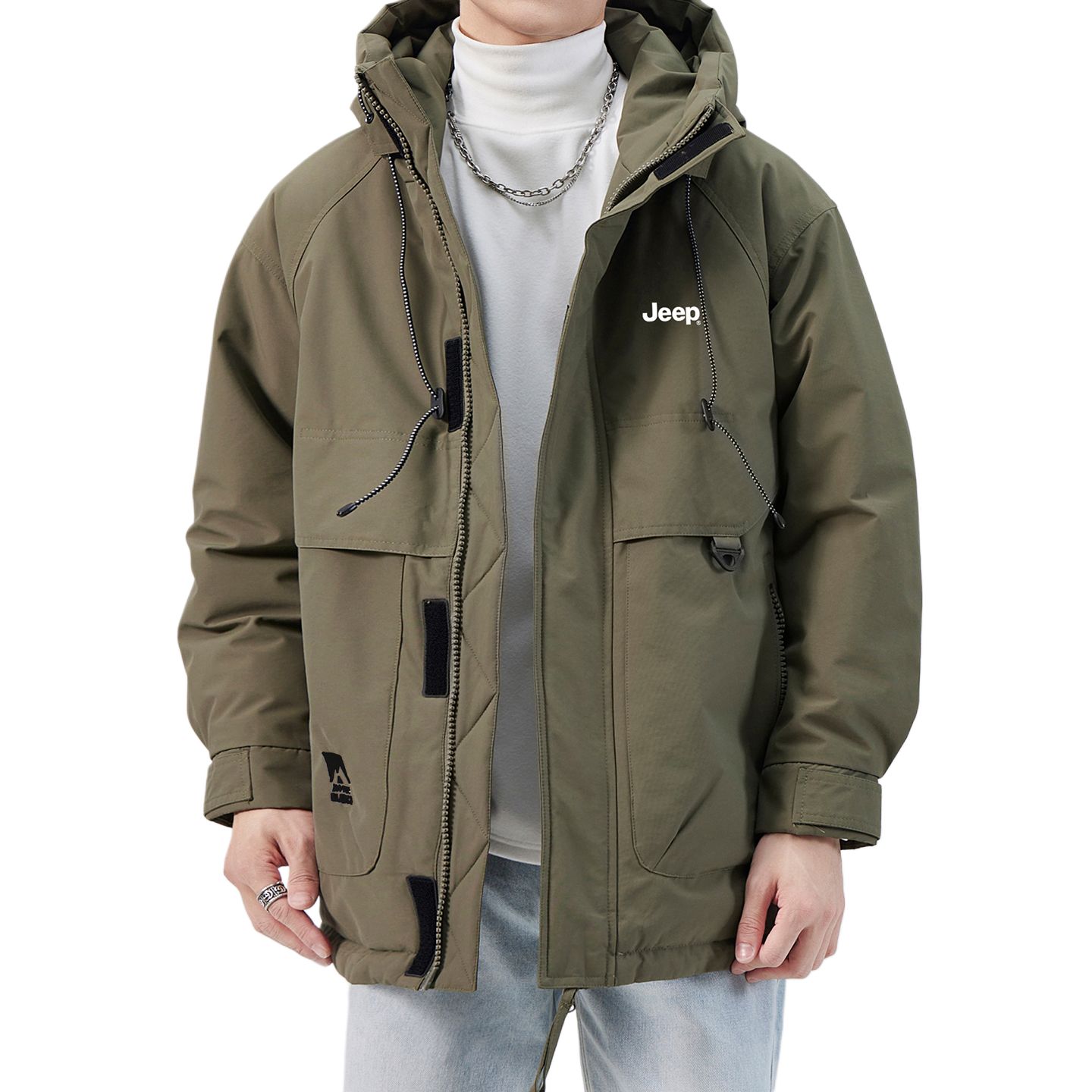 Пуховик Leisure Collection Unisex Jeep, оливково-зеленый
Пуховик Leisure Collection Unisex Jeep, оливково-зеленый