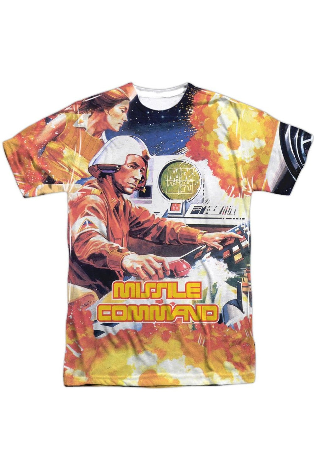 Футболка Atari Missle Commander с коротким рукавом для взрослых из полиэстера Gildan, белый
Футболка Atari Missle Commander с коротким рукавом для взрослых из полиэстера Gildan, белый