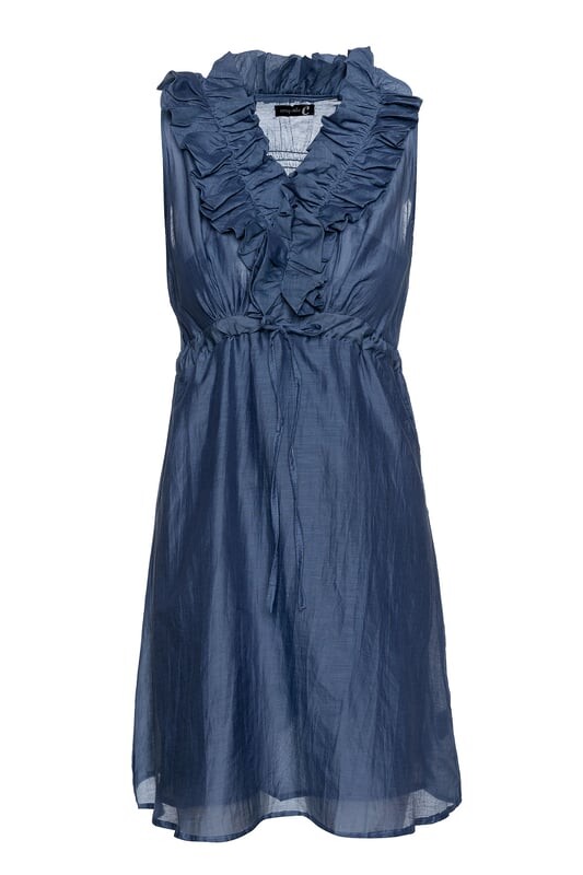 Платье без рукавов с рюшами Conquista, синий
Платье без рукавов с рюшами Conquista, синий