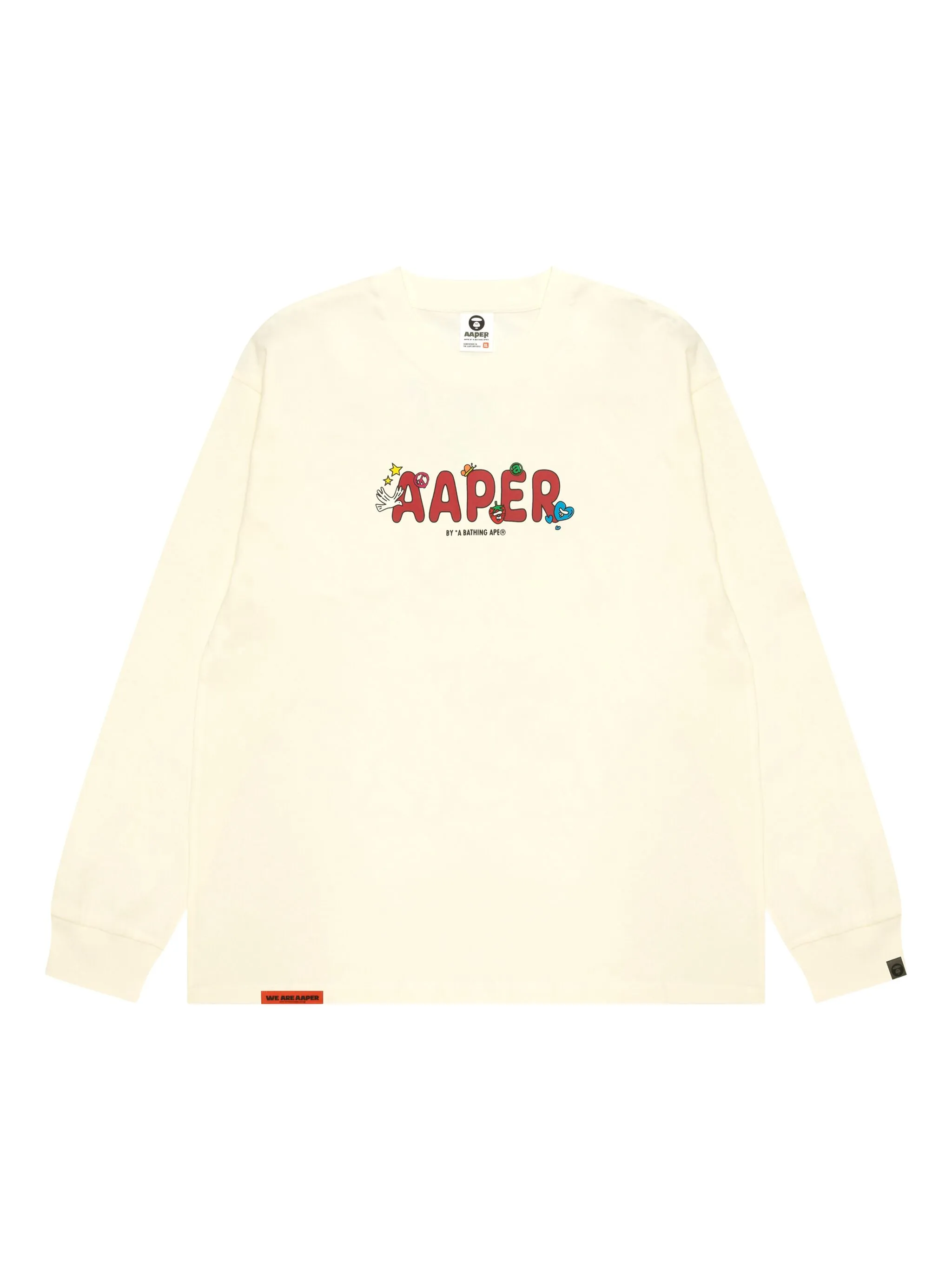 Футболка с длинными рукавами и графичным принтом Aape By A Bathing Ape, белый
Футболка с длинными рукавами и графичным принтом Aape By A Bathing Ape, белый