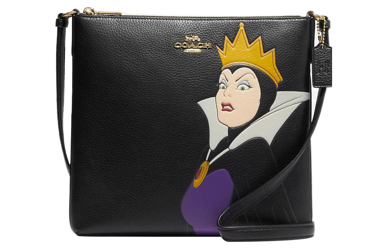 Disney, Коллаборация Rowan Кожаная Сумка-портфель с зернением, Сумка через плечо, Сумка-кроссбоди Среднего размера Женская Черная COACH
Disney, Коллаборация Rowan Кожаная Сумка-портфель с зернением, Сумка через плечо, Сумка-кроссбоди Среднего размера Женская Черная COACH