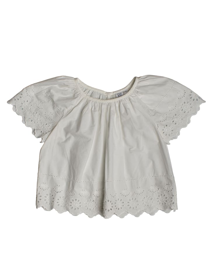 Блузка белого цвета GAP
Блузка белого цвета GAP