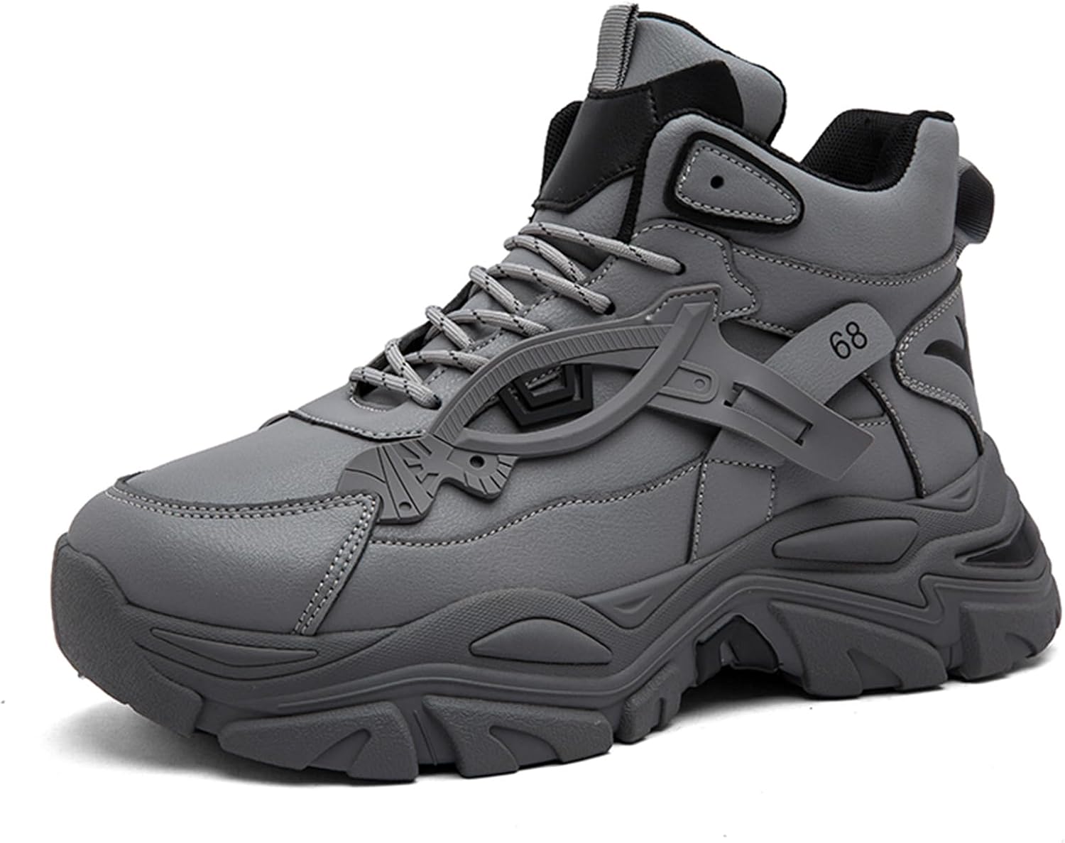 Мужские высокие кеды повседневные спортивные ботинки массивные высокие модные кроссовки для мужчин Spwagym, серый
Мужские высокие кеды повседневные спортивные ботинки массивные высокие модные кроссовки для мужчин Spwagym, серый