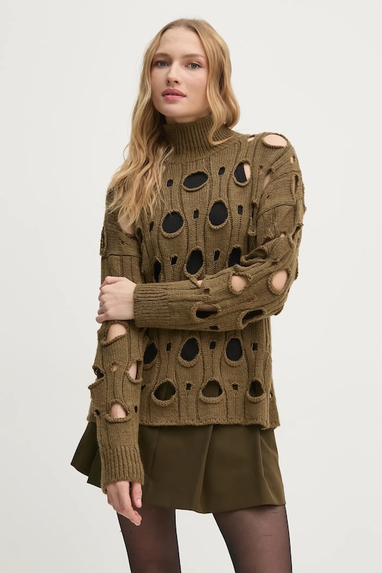 Свитер с добавлением шерсти Sisley, зеленый
Свитер с добавлением шерсти Sisley, зеленый