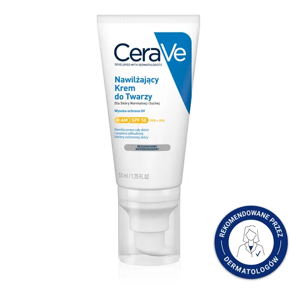 Увлажняющий крем для лица с spf50 для нормальной и сухой кожи, 52 мл Cerave
Увлажняющий крем для лица с spf50 для нормальной и сухой кожи, 52 мл Cerave