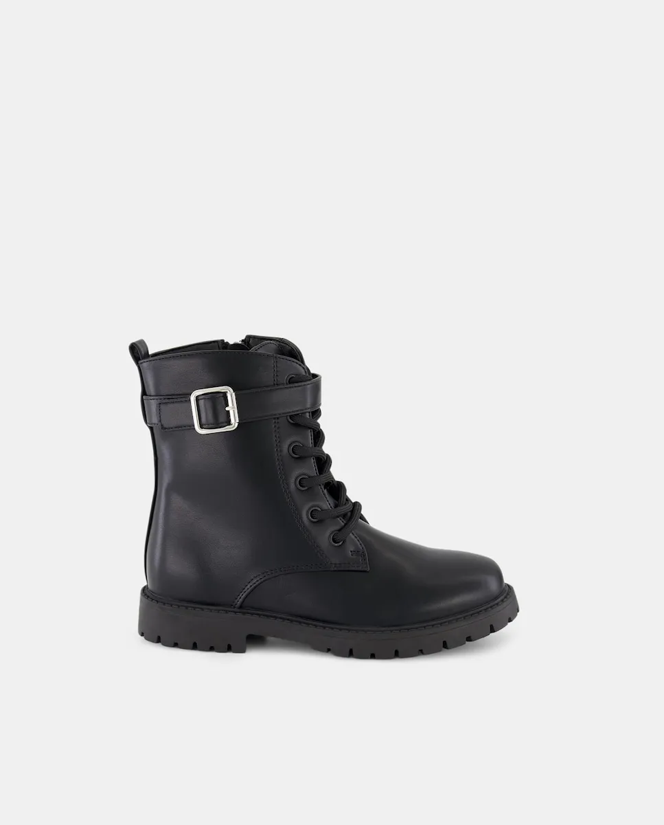 Ботинки в стиле милитари для девочки с декоративной пряжкой Kids El Corte Inglés, черный
Ботинки в стиле милитари для девочки с декоративной пряжкой Kids El Corte Inglés, черный