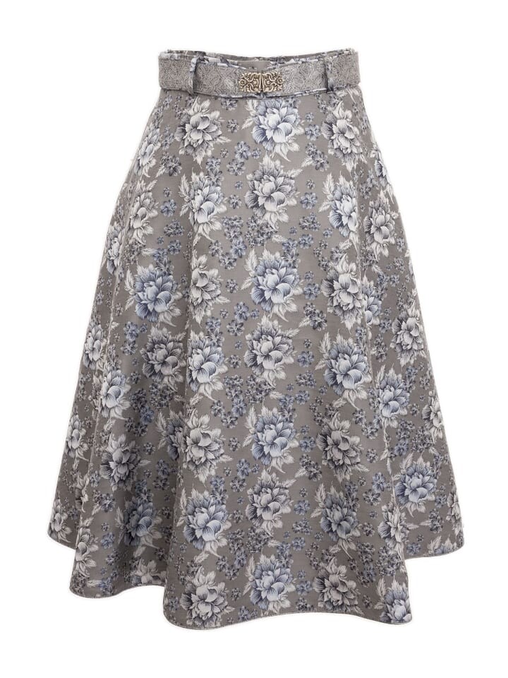 Юбка длиной до колена MarJo, серый 
Юбка длиной до колена MarJo, серый