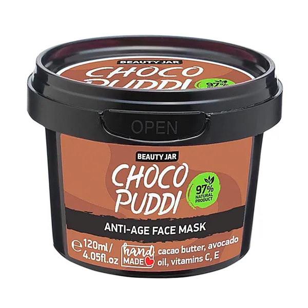 Антивозрастная и питательная маска для лица Choco Puddi Face Mask Beauty Jar, 120 ml
Антивозрастная и питательная маска для лица Choco Puddi Face Mask Beauty Jar, 120 ml