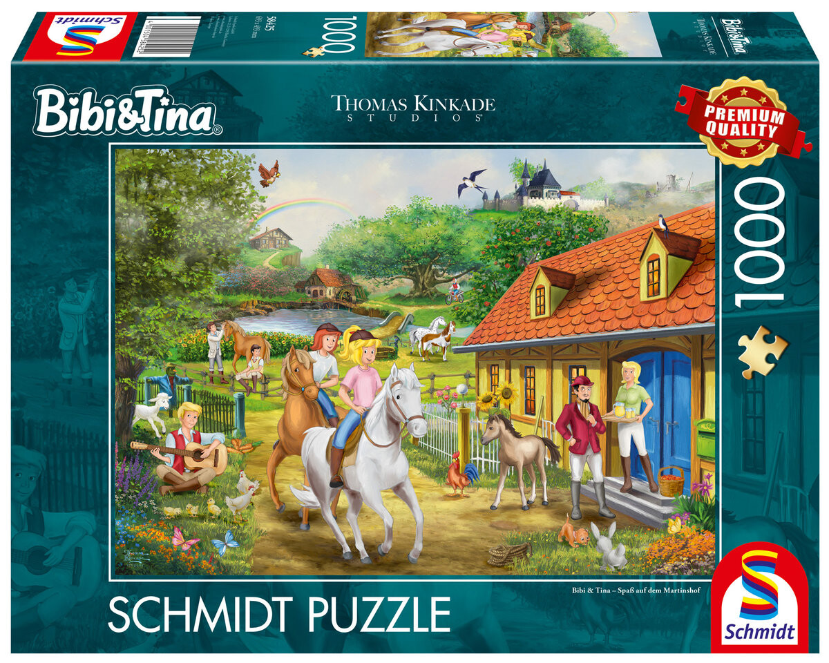 Пазл THOMAS KINKADE Bibi & Tina, 1000 шт. Schmidt
Пазл THOMAS KINKADE Bibi & Tina, 1000 шт. Schmidt