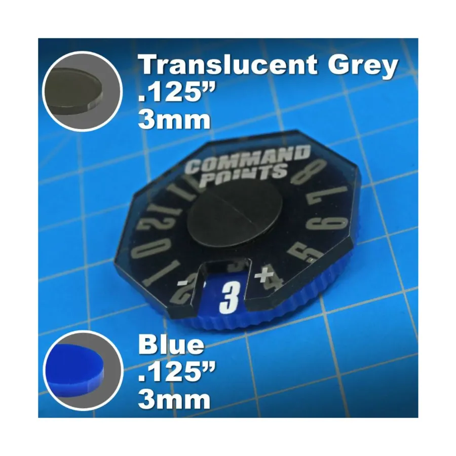 WHv10 — набор командных очков № 0–12 (полупрозрачный серый, синий), Warhammer 40k Accessories (Litko Aerosystems)
WHv10 — набор командных очков № 0–12 (полупрозрачный серый, синий), Warhammer 40k Accessories (Litko Aerosystems)