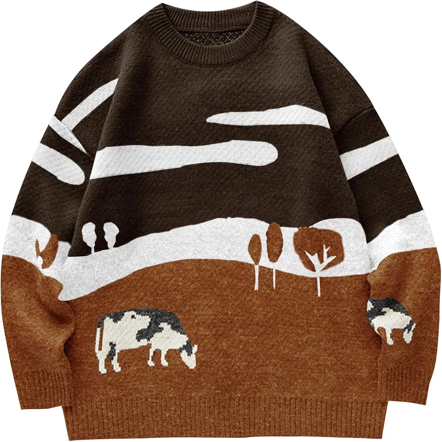 Свитер Flygo мужской Cow, оверсайз, вязаный
Свитер Flygo мужской Cow, оверсайз, вязаный