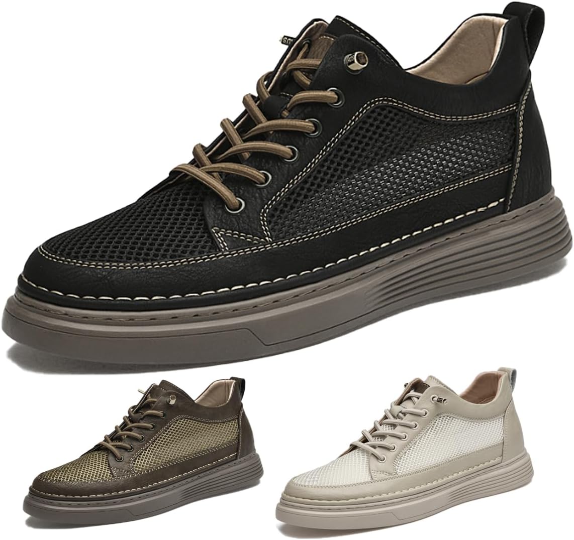 Мужские невидимые кроссовки с увеличением роста, дышащие оксфорды на шнуровке с скрытой подошвой, обувь для ходьбы, вождения, бизнеса и работы в офисе Generic, черный
Мужские невидимые кроссовки с увеличением роста, дышащие оксфорды на шнуровке с скрытой подошвой, обувь для ходьбы, вождения, бизнеса и работы в офисе Generic, черный