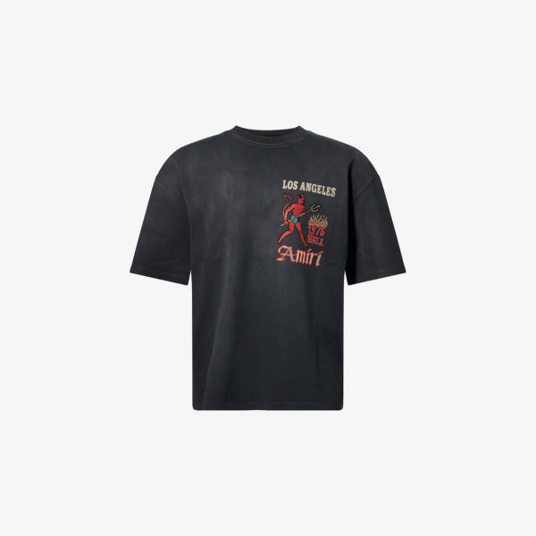 Футболка Amiri Sinners с кристаллами, черный
Футболка Amiri Sinners с кристаллами, черный