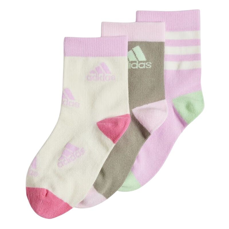 Детские носки Adidas, цвет 3 pairs set (Blessing Light Purple/Stone Silver Grey/Ivory White)
Детские носки Adidas, цвет 3 pairs set (Blessing Light Purple/Stone Silver Grey/Ivory White)