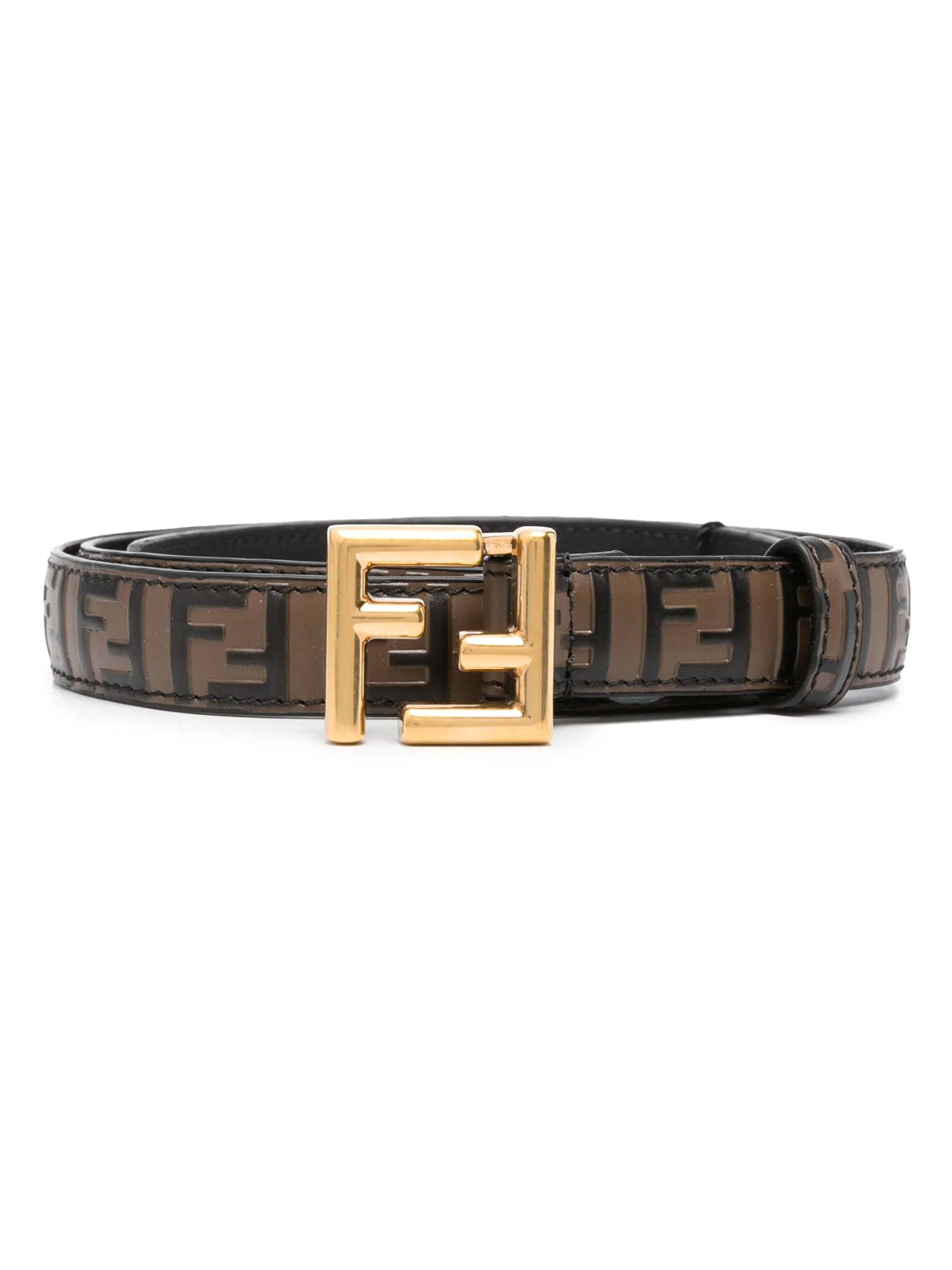 Ремень с логотипом FF Fendi, коричневый
Ремень с логотипом FF Fendi, коричневый