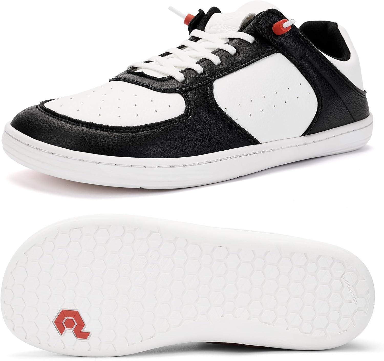 Мужские туфли Pulltop Barefoot с широкой носовой частью - минималистичные туфли-босоножки, кроссовки без каблука, слайпы для ходьбы, противоскользящие, белый/черный
Мужские туфли Pulltop Barefoot с широкой носовой частью - минималистичные туфли-босоножки, кроссовки без каблука, слайпы для ходьбы, противоскользящие, белый/черный