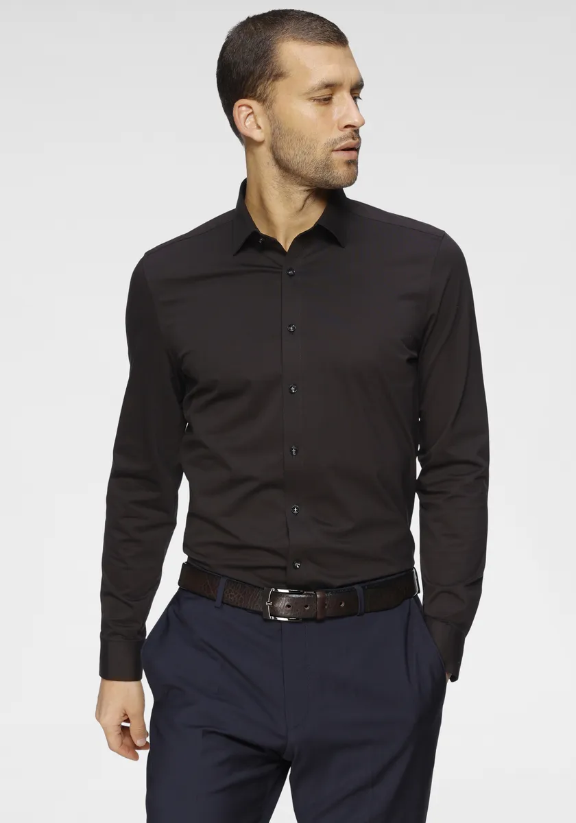 Деловая рубашка OLYMP "№. Six 24/Seven super slim", из удобного трикотажа, черный
Деловая рубашка OLYMP "№. Six 24/Seven super slim", из удобного трикотажа, черный