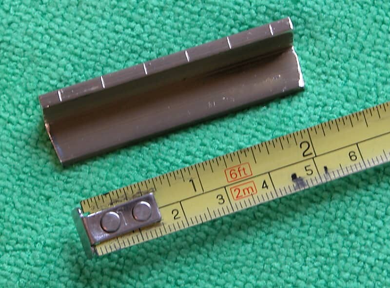 Электрогитара Brass Angle Replacement Nut fits Imports for Upgrade and DIY Builds Raw Cut Brass 2.25 Pre Scribed 3/8 spacing buyer completes all drills and files to taste GeorgeBoards
Электрогитара Brass Angle Replacement Nut fits Imports for Upgrade and DIY Builds Raw Cut Brass 2.25 Pre Scribed 3/8 spacing buyer completes all drills and files to taste GeorgeBoards