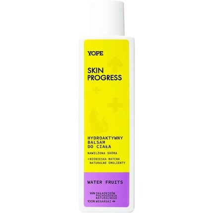 YOPE Гидроактивный лосьон для тела Увлажняющая кожа Увлажняющий питательный Ultra Hydro Water Fruit 200 мл
YOPE Гидроактивный лосьон для тела Увлажняющая кожа Увлажняющий питательный Ultra Hydro Water Fruit 200 мл